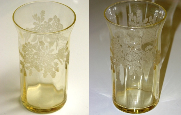 Paden City #2108 Tumbler w/ Ardith Etch