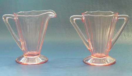 Paden City # 701 Triumph Cream & Sugar