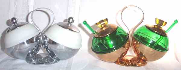 Paden City # 900 Cavalier Double Condiment Sets