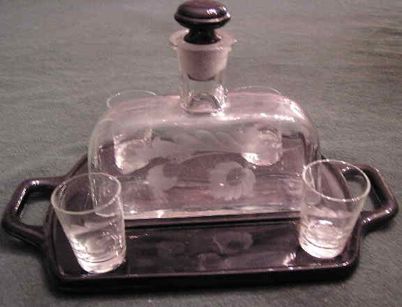 Paden City "Betty Mae" Decanter Set