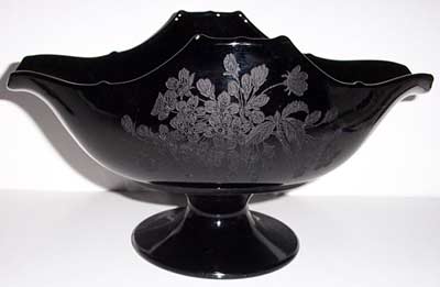 Paden City # 411 Mrs. B Compote with Ardith Etch