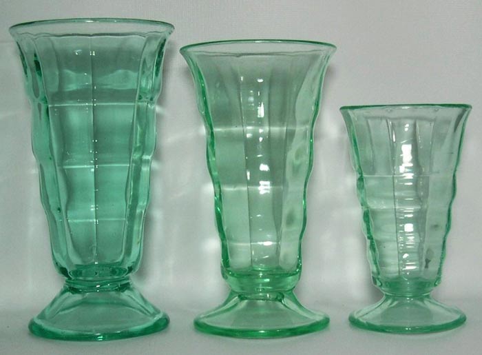 Paden City # 191 Party Line Soda Glass