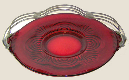 Paden City # 220 Largo Plate with Handle