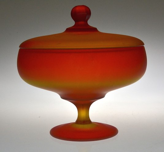 Tiffin # 8308 Low-Footed Bonbon w/ Cover