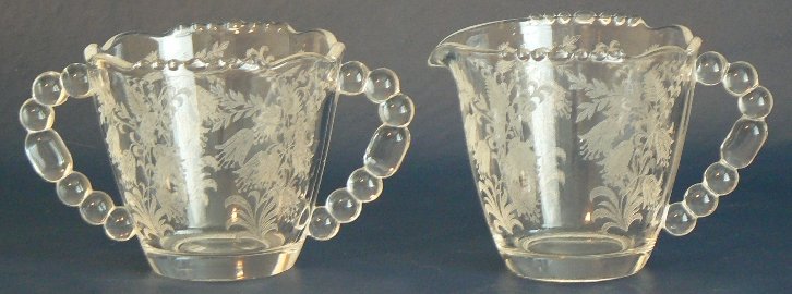 Tiffin # 5902 Cream & Sugar