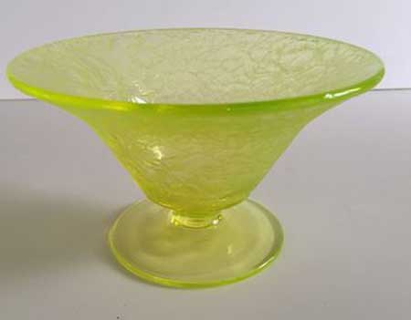 Tiffin #  151 Whipped Cream bowl with Jack Frost Decoration
