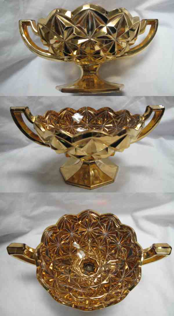 Tiffin #  308-31 Williamsburg Handled Compote