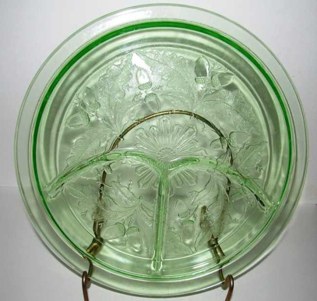 U. S. Glass Acorn Grille Plate
