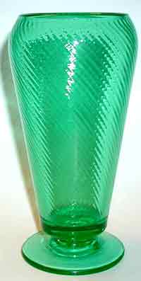 Tiffin #15331 Spiral Optic  Dahlia Vase