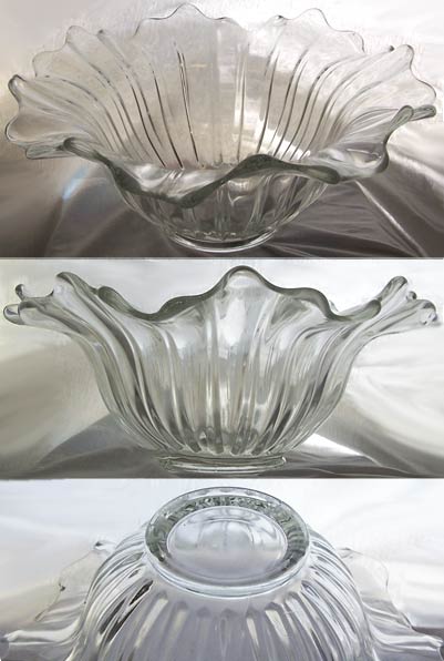 Tiffin # 5904- 4 Charleston Fluted Bowl