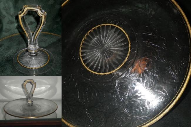 Westmoreland Center Handle Server w/ Leaf Brocade