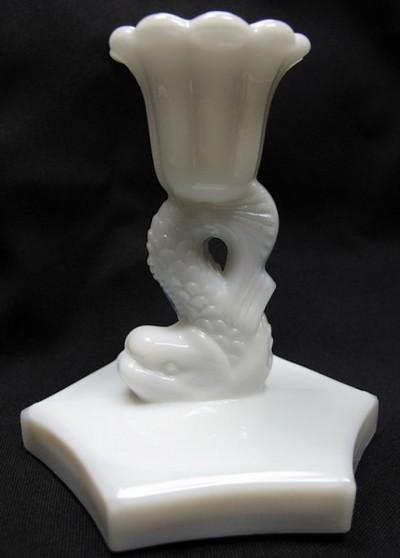 Westmoreland #1049 Dolphin Candlestick
