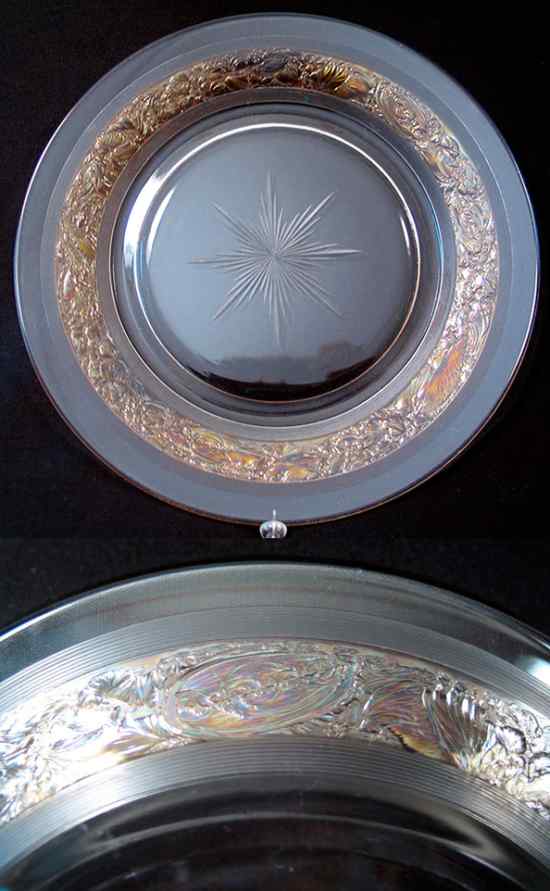 Westmoreland #1820/ 35 Plate w/ Unknown Decoration