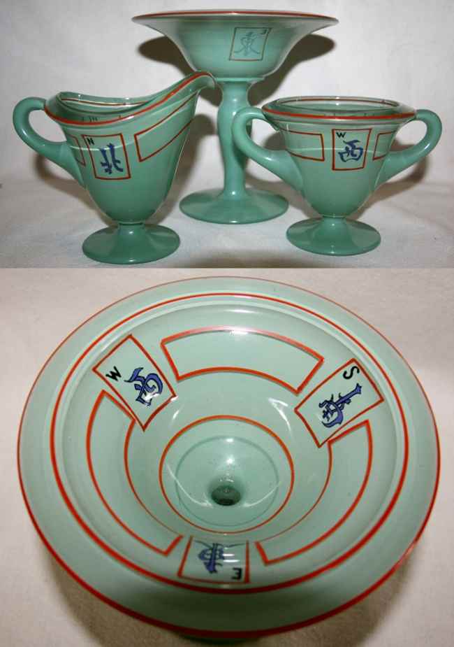 Westmoreland #1820 Items w/ Chinese-Styled Decoration