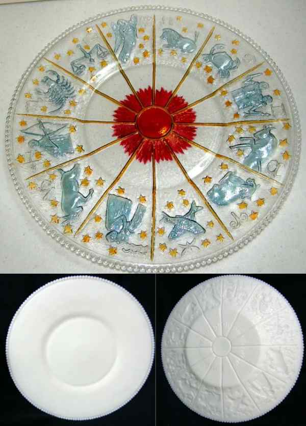 Westmoreland #  22 Beaded Edge Zodiac