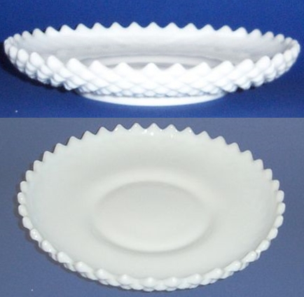 Westmoreland # 555 English Hobnail Turned Edge Bowl