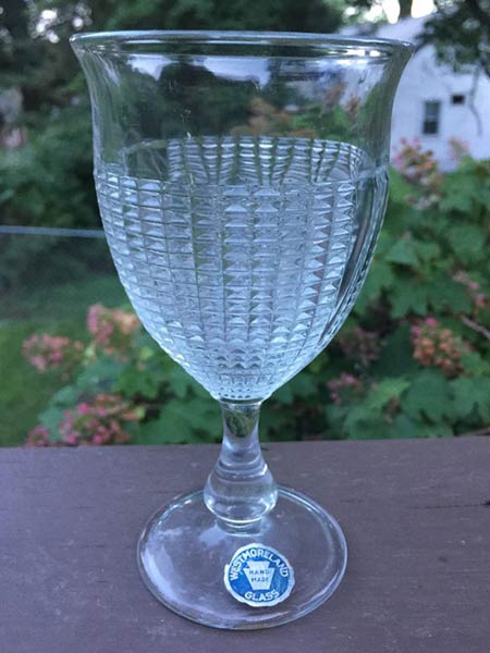 Westmoreland # 650 Water Goblet