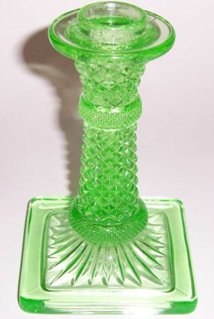 Westmoreland # 555 English Hobnail Candlestick