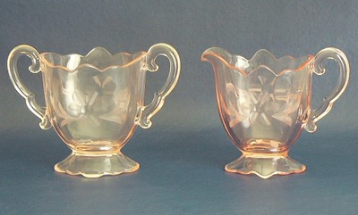 Westmoreland #1706 Creamer & Sugar