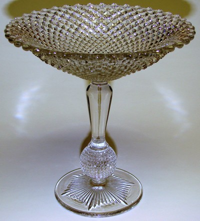 Westmoreland # 555 English Hobnail Bell Sweetmeat Ball Stem