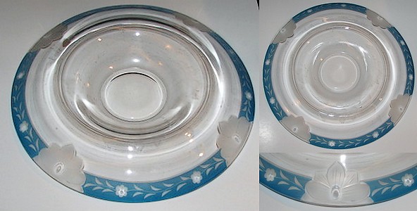 Westmoreland #1909-4 Console Bowl w/ #308 Decoration