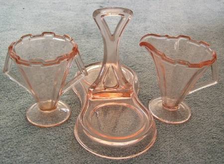 Westmoreland # 700 Modernistic Cream & Sugar Set