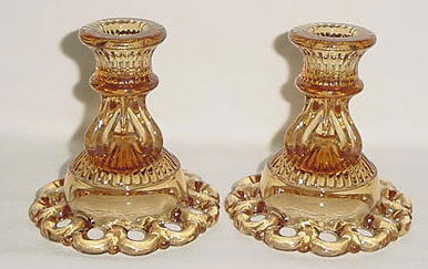 Westmoreland #   3 Doric Border Candlestick
