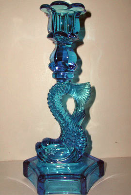 Westmoreland #1049 Dolphin Candlestick
