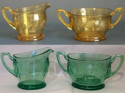 Westmoreland #1900 Creamer & Sugar