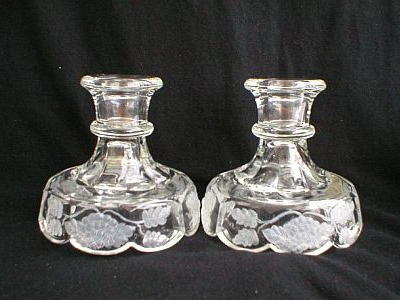 Westmoreland #1881 Paneled Grape Candlestick