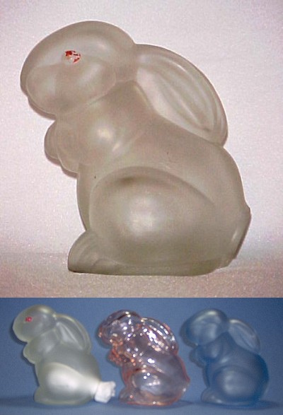 Paden City Bunny Cotton Dispenser