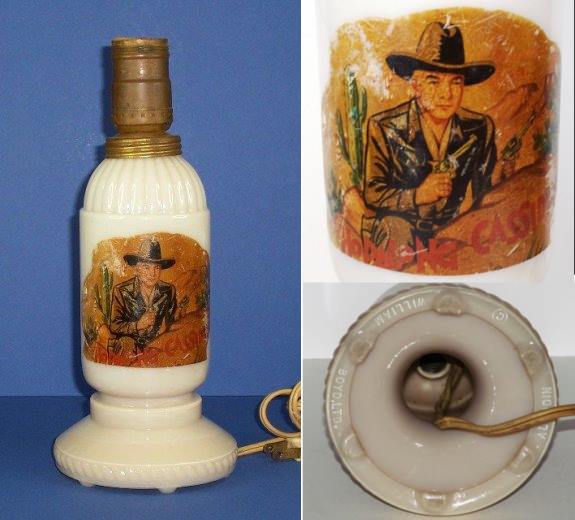 Aladdin Hopalong Cassidy Lamp