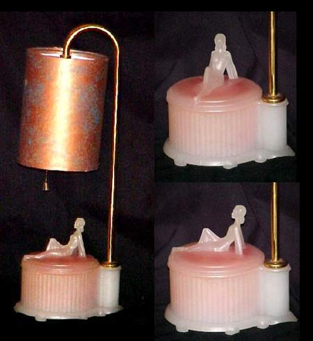 Aladdin G 50 Moonstone Powder Jar Lamp