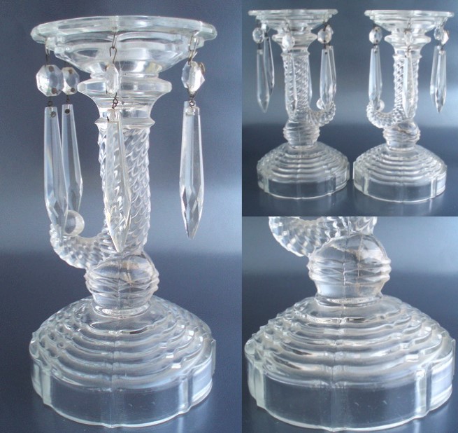 Indiana # 176 Cornucopia Candlesticks
