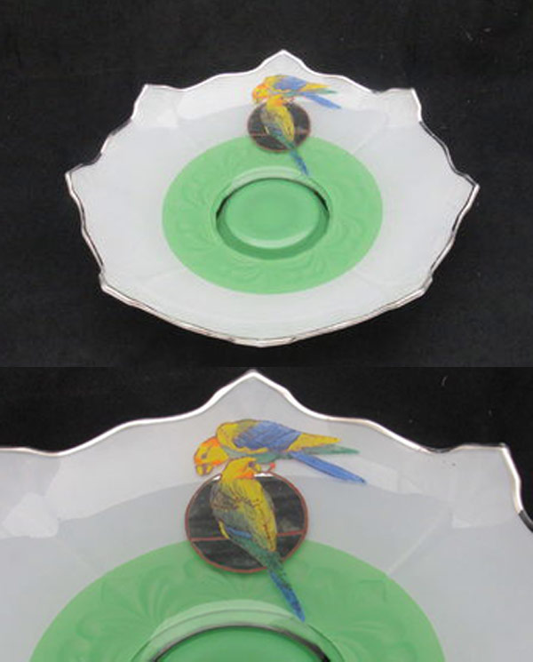Indiana # 607 Console Bowl w/ #745 Decoration