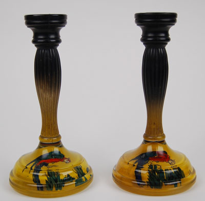 Indiana #   4 Wedgewood Candleholders