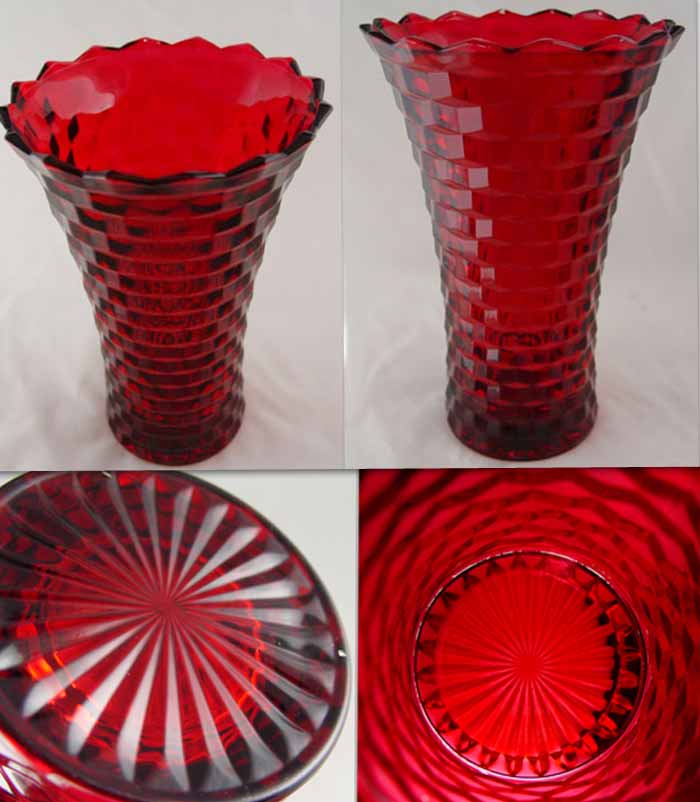 Indiana American Whitehall 10" Rose Vase