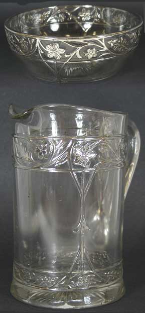 Indiana # 151 Silver Pitcher and Berry Bowl