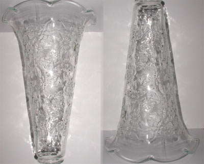 Indiana # 618 Pineapple and Floral Vase
