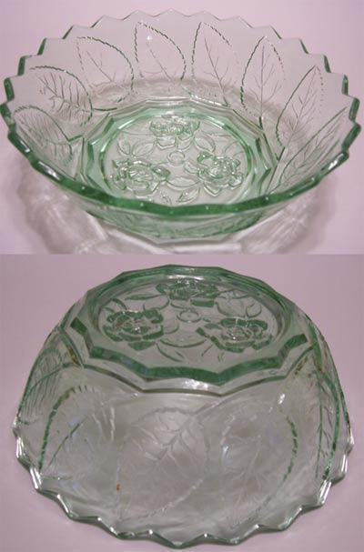 Bagley Rose Leaf Salad Bowl