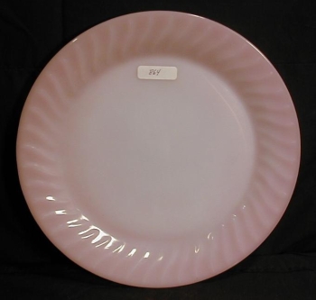 Hocking Fire-King Pink Swirl Plate
