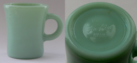 Hocking Fire-King Jade-ite Slim Mug