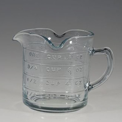 Hocking Fire-King Sapphire Blue 3-Spout Measuring Cup
