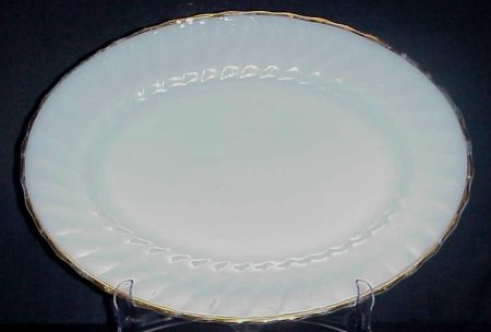 Hocking Fire-King Golden Shell Platter