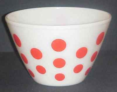 Hocking Fire-King Dots Mixing Bowl
