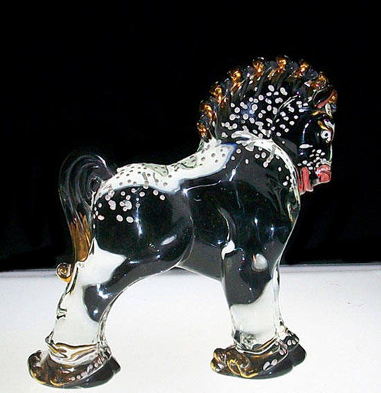 Heisey #   2 Clydesdale  w/ Charleton Decoration
