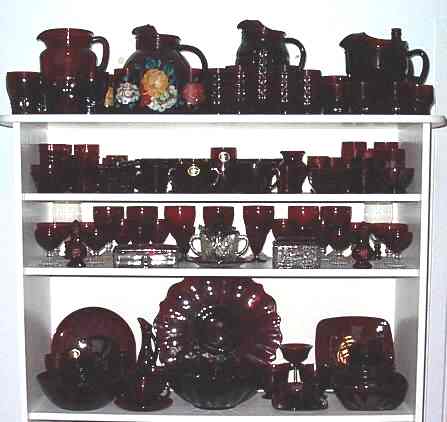Hocking Fire-King Royal Ruby Collection