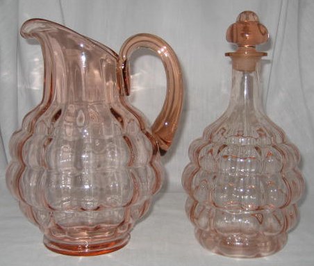 Fostoria #4101 Pitcher and Decanter