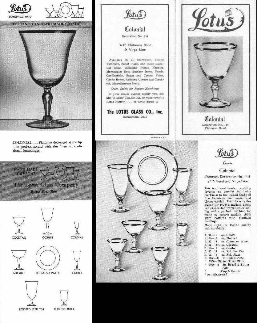 Lotus Colonial Brochures
