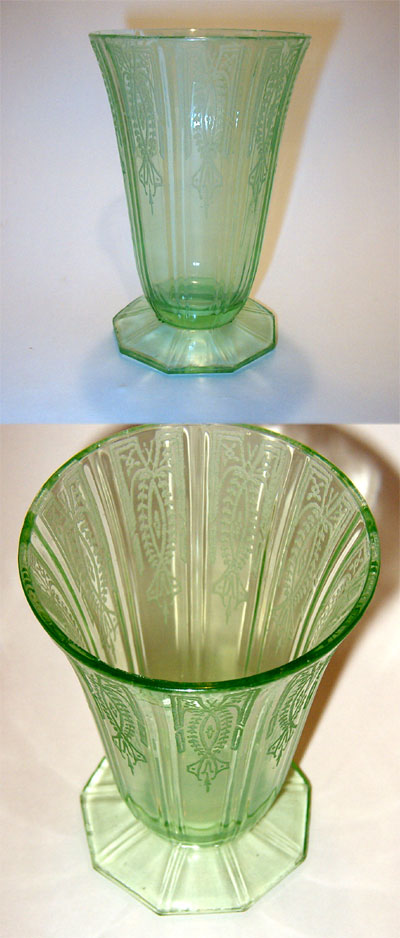 Indiana # 608 Artura Tumbler with Laurel Etch